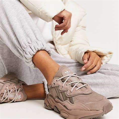 ozweego adidas beige|Adidas originals OZWEEGO women's beige.